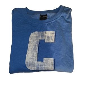 Columbia University NY Letter Sweatshirt‎ Women Size XL Spirit Blue Colosseum